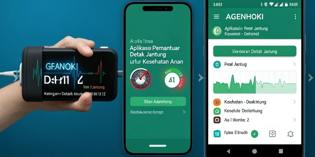 Antarmuka AGENHOKI menampilkan analisis detak jantung secara interaktif.