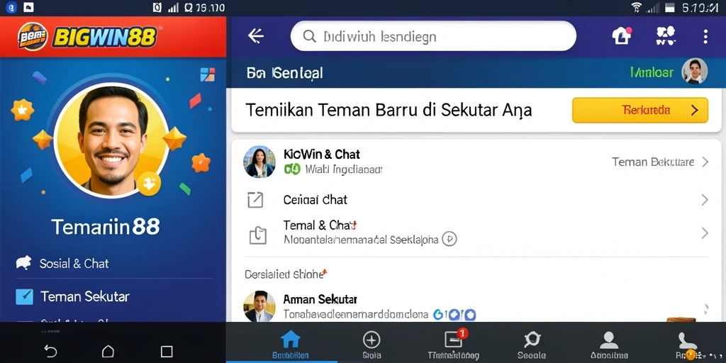 Antarmuka pengguna BIGWIN88 yang ramah dan intuitif.