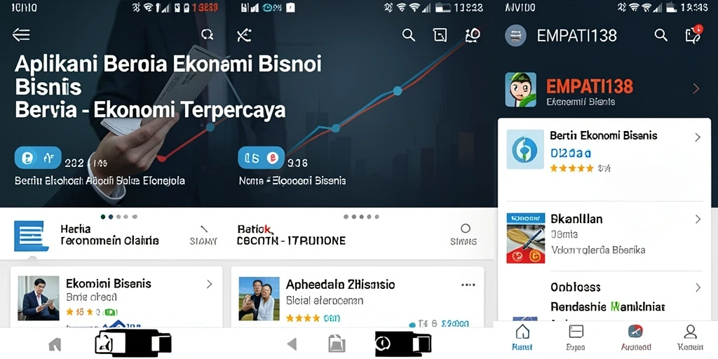 Tampilan antarmuka aplikasi EMPATI138 yang informatif dan user-friendly.
