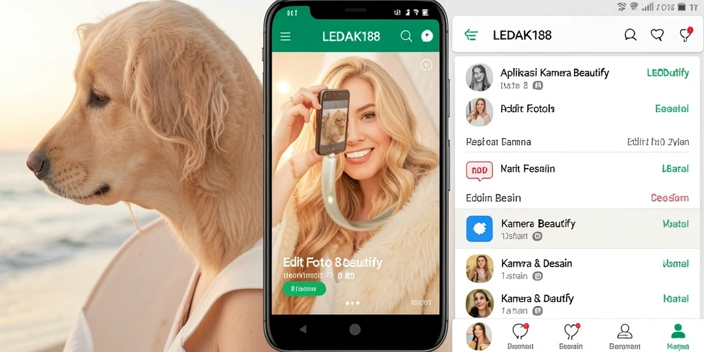 Tampilan antarmuka LEDAK188 yang interaktif dan menarik untuk editing foto.