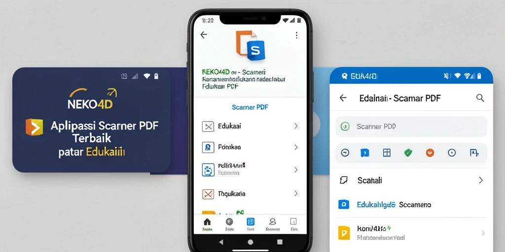 Tampilan antarmuka aplikasi NEKO4D yang modern dan fungsional untuk pemindaian PDF.